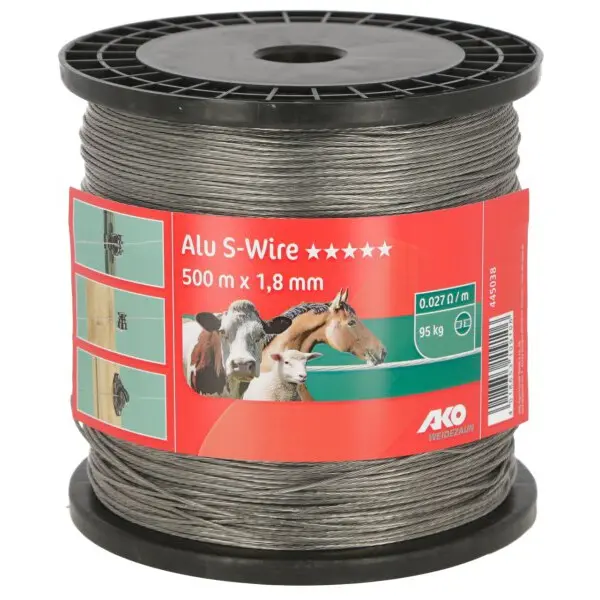 Braided wire Kerbl 1,8m 500m