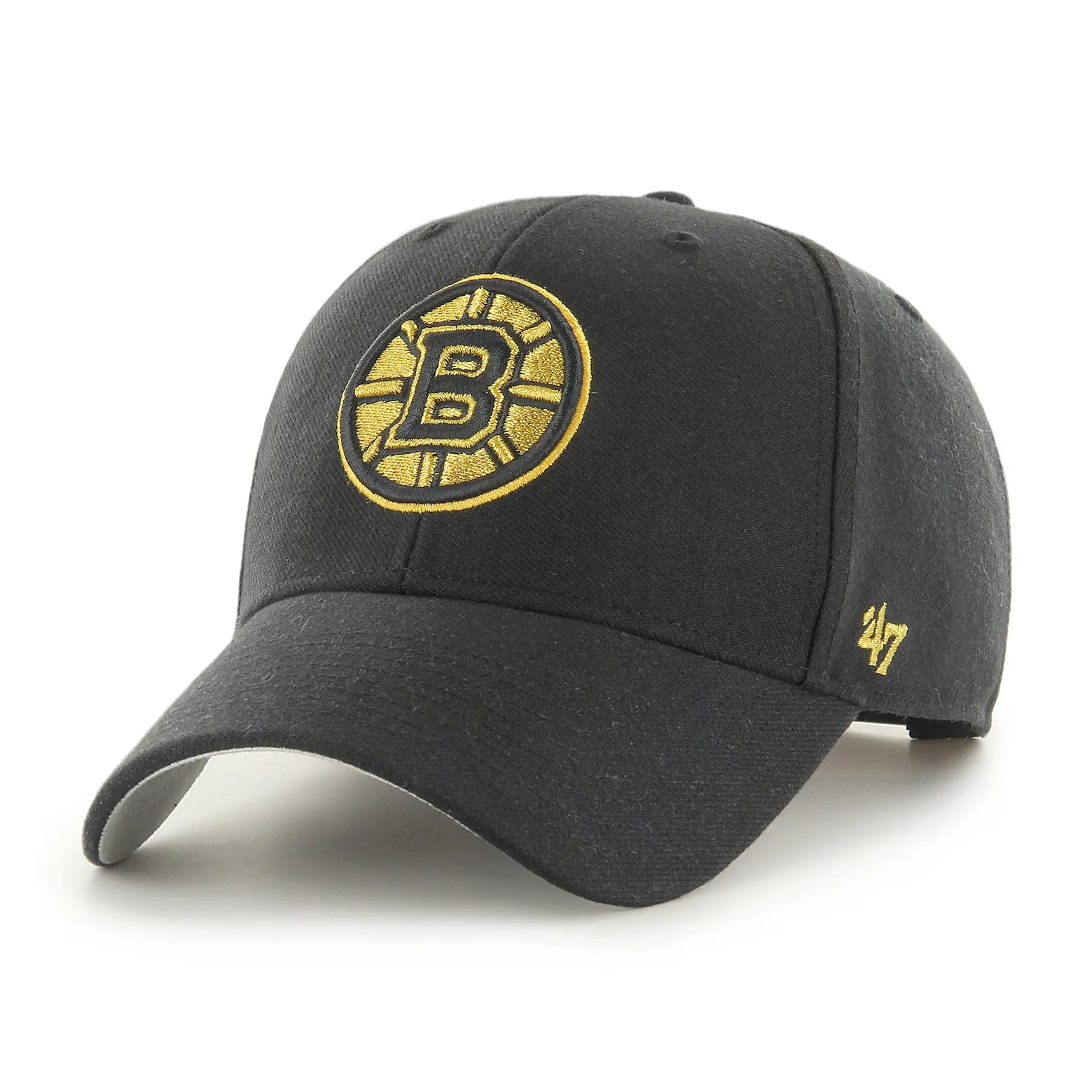 Baseball cap Boston Bruins 47Brand NHL Metallic Snap MVP