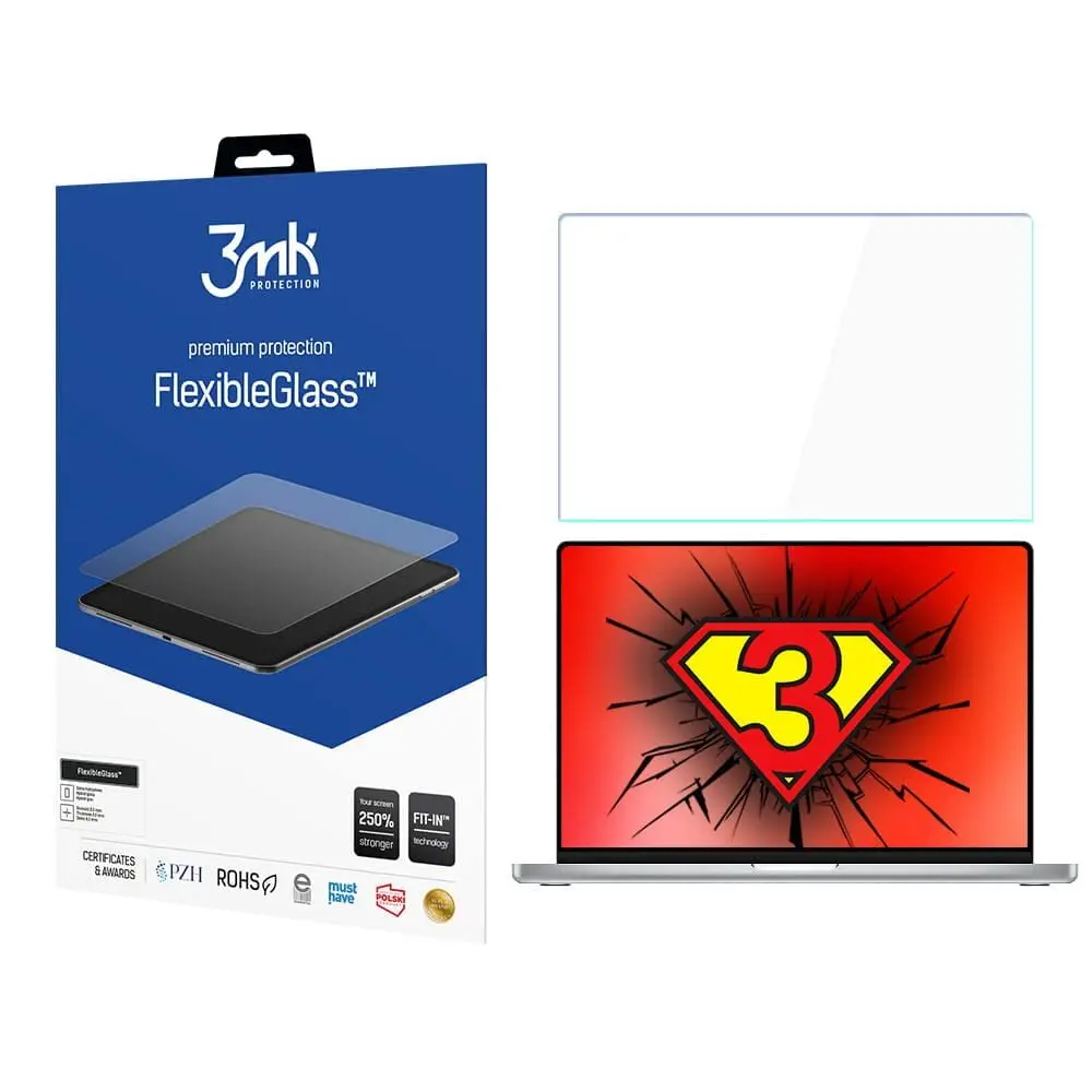 Hybridglas 3MK Apple MacBook Pro 16" 2021 - FlexibleGlass™