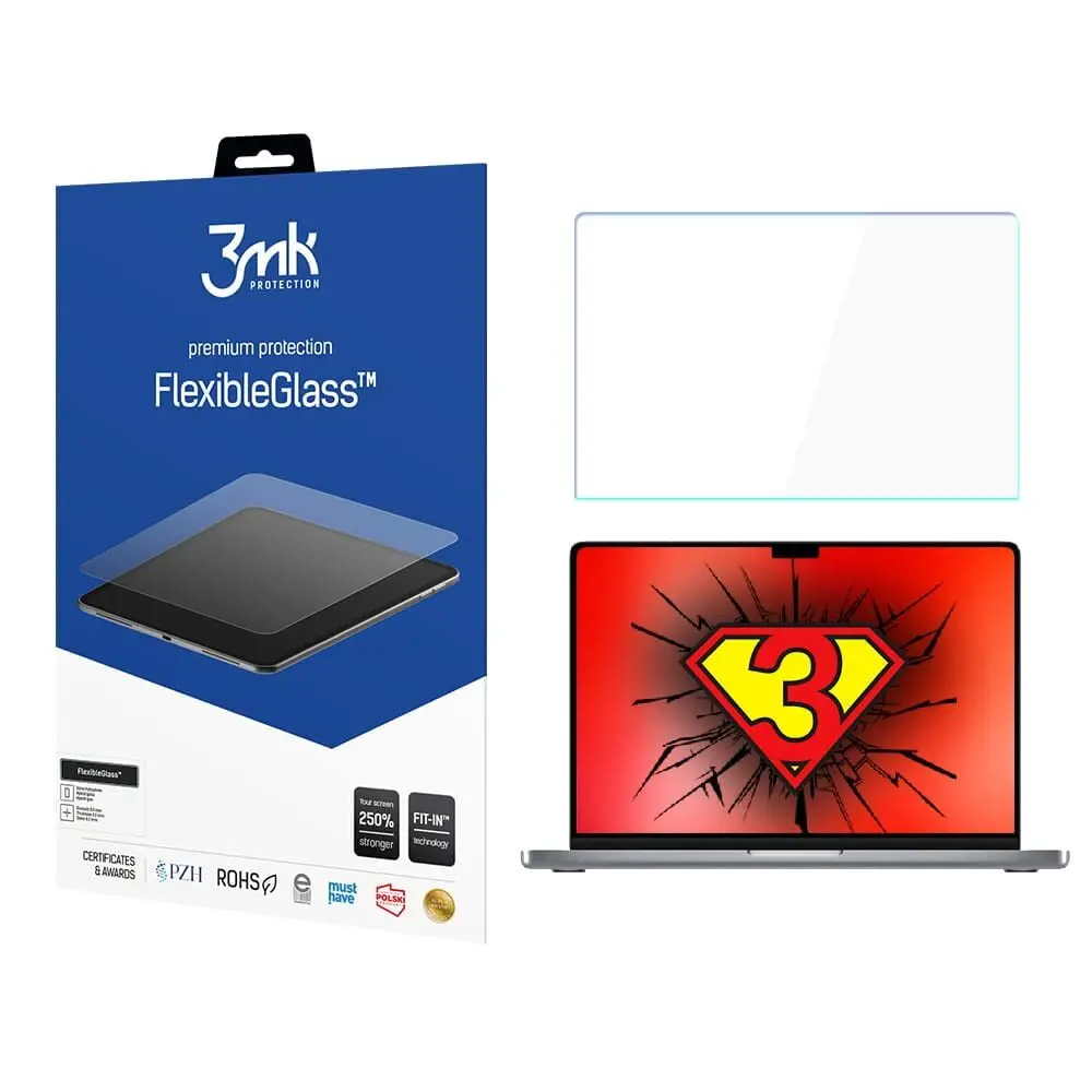 Hybridglas 3MK Apple MacBook Pro 14,2" 2021 - FlexibleGlass™