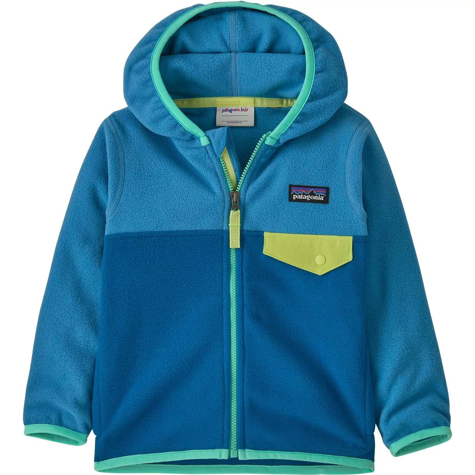 Baby-Fleece mit Kapuze Patagonia Micro D Snap-T