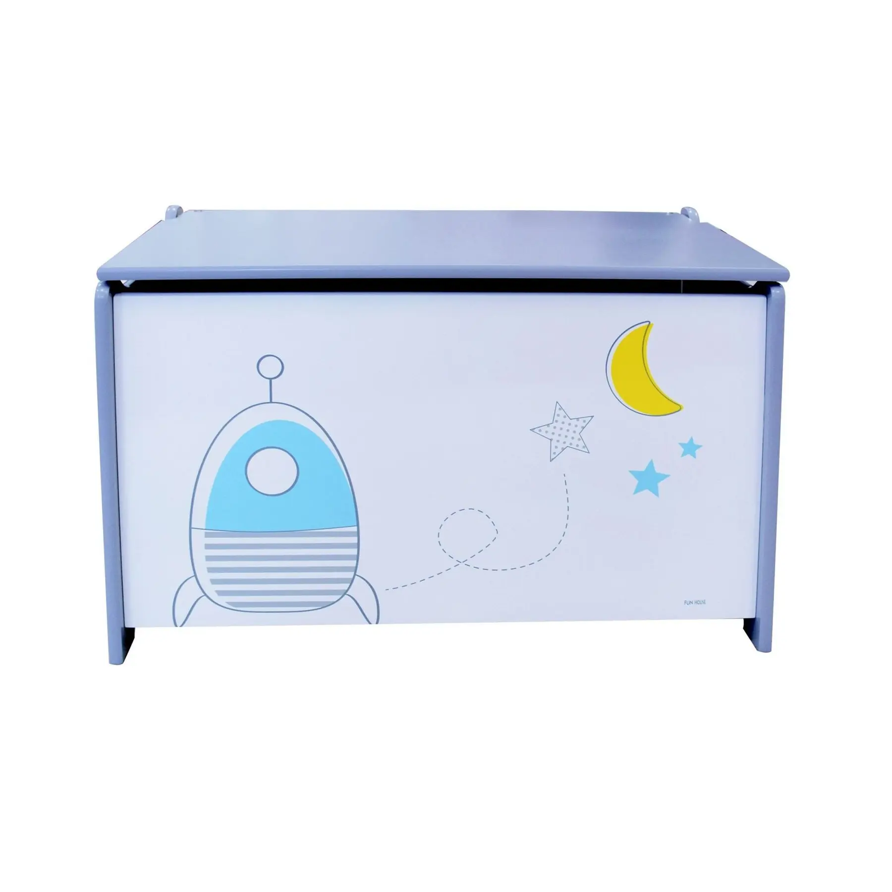 Coffre à jouets en bois enfant Fun House Espace