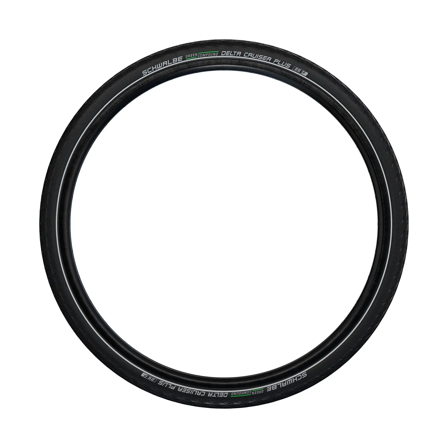 Starrer Reifen mit Reflektoren Schwalbe Delta Cruiser Plus Active Punctureg. Twinskin 50-559