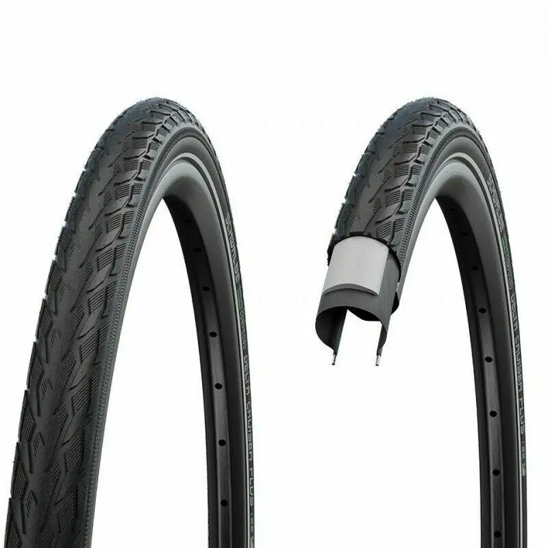Starrer Reifen Schwalbe Delta Cruiser Plus 28x1,40/700x35c Hs431 Active Punc-G, Twinskin