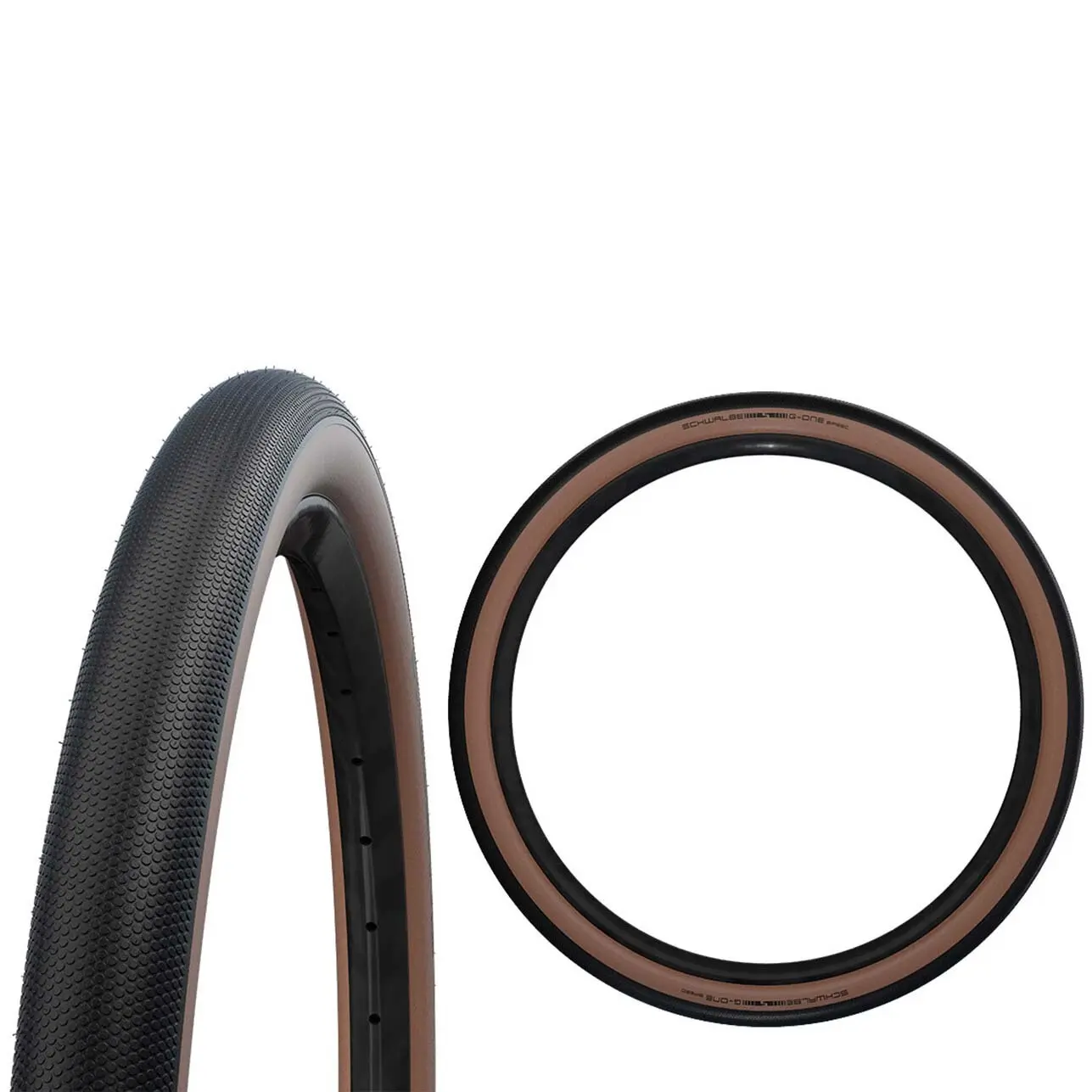 G-one Speed 27.5x2.00" (50-584) Faltreifen, Tubeless Easy, Raceguard, Addix Performance, E-25, Bronze Sidewall, Hs472