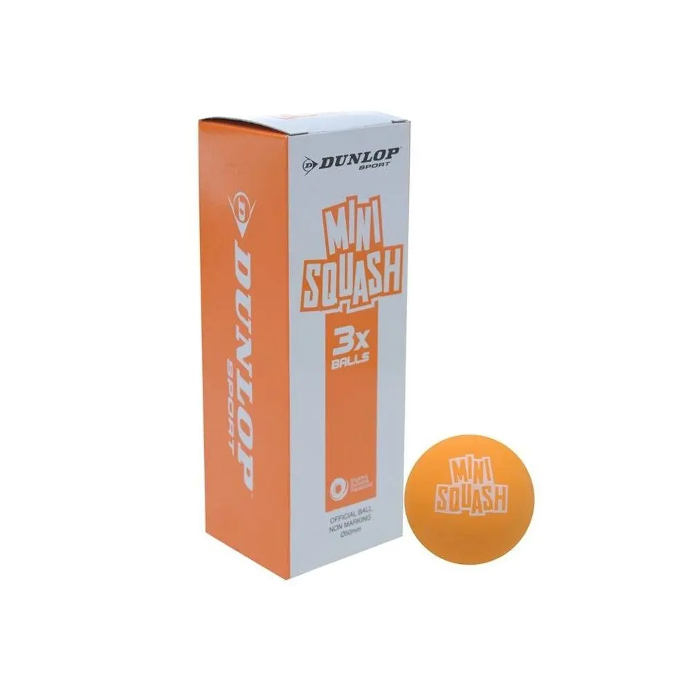 Set di 3 palle da squash Dunlop play
