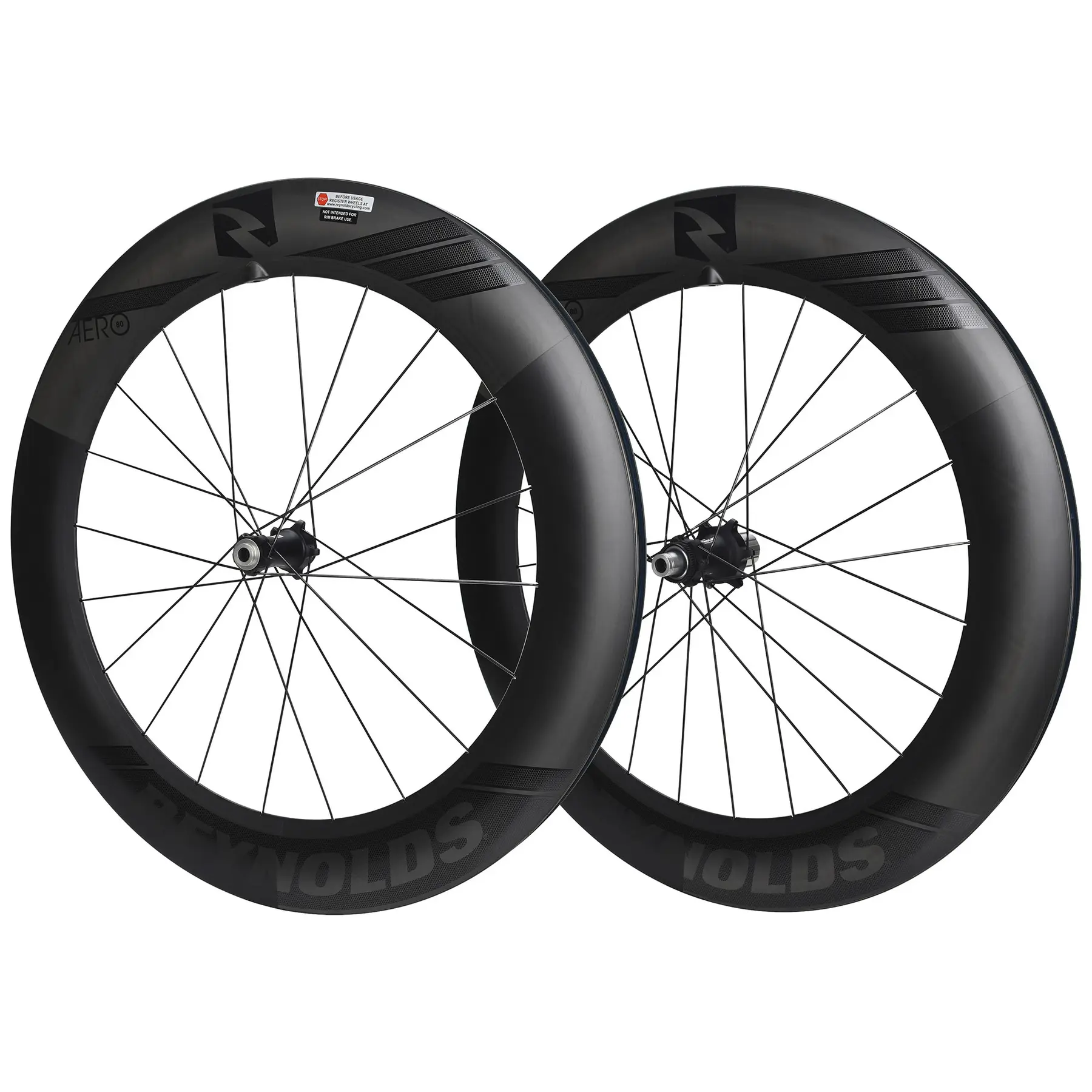 Coppia di ruote per bicicletta con disco tubeless Reynolds Aero80 Shimano
