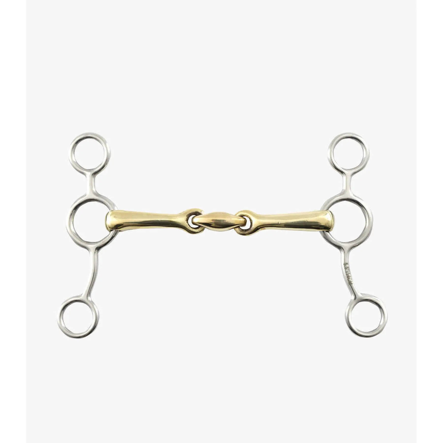 Pelham for horse in brass with mouthpiece Premier Equine