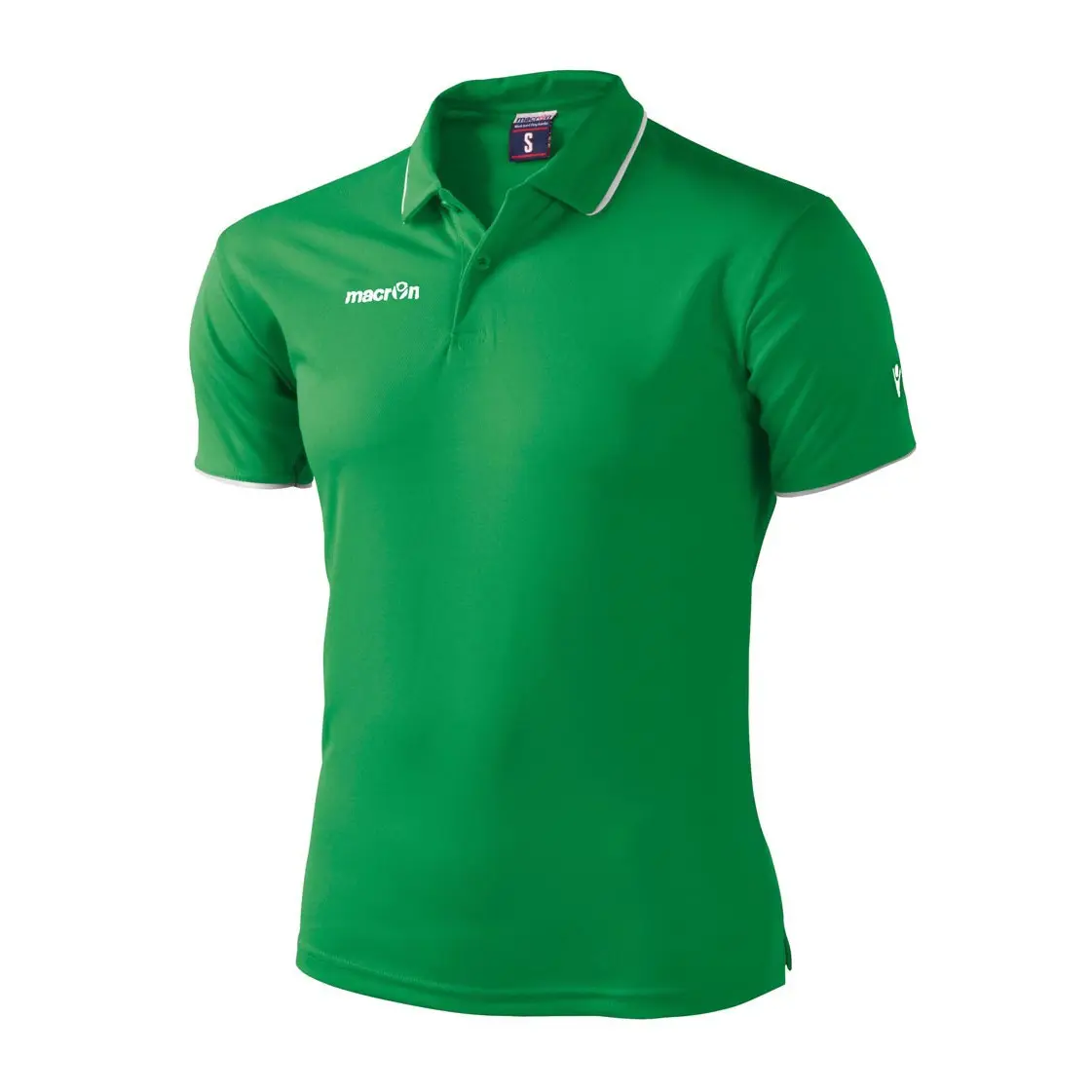 Macron Homme Vert Polo Draco