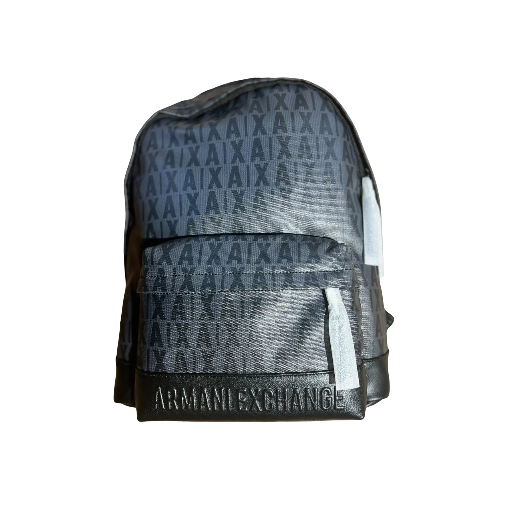 Armani Exchange - Umweltfreundlicher Grauer Baumwollrucksack - Bags - Herren - Schwarzk - One Size - Bild 5
