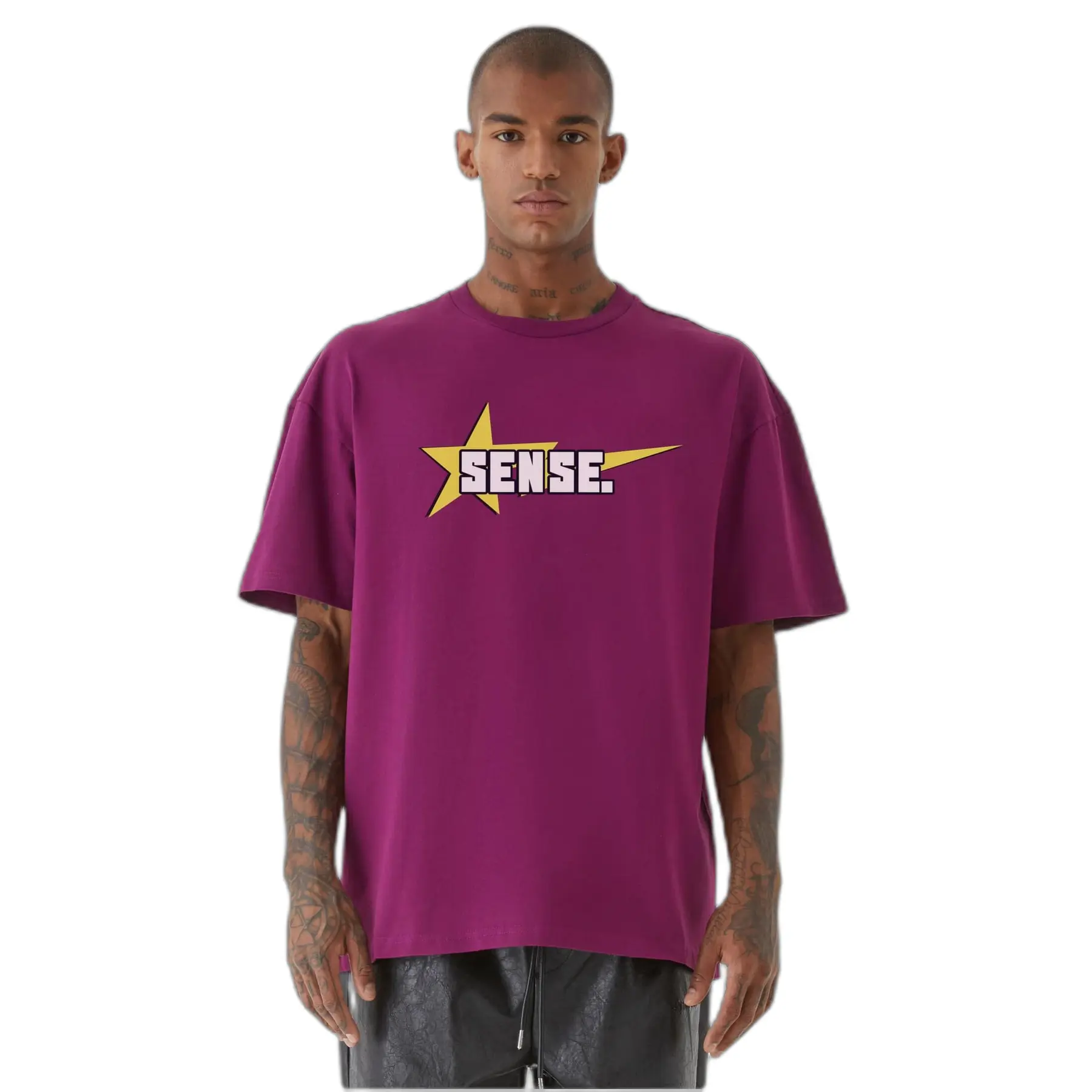 T-shirt 9N1M SENSE Star Regular