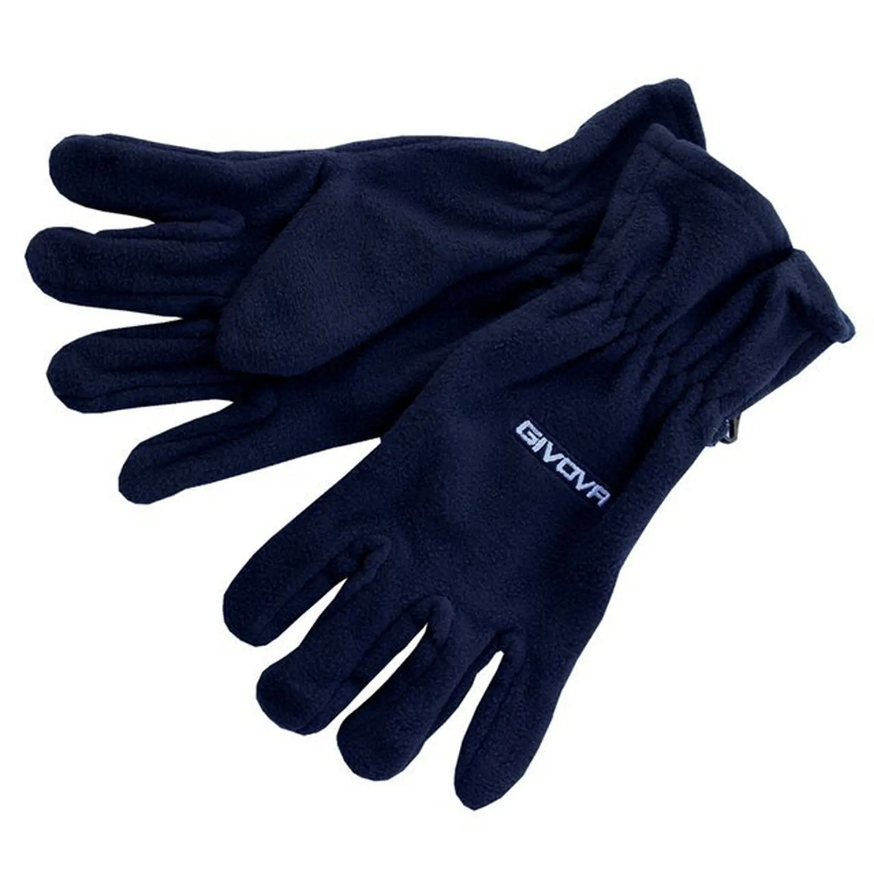 Givova Blau Fleece-Handschuhe