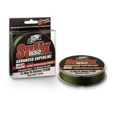 Tresse Sufix X8 832 Advanced Superline – 250m