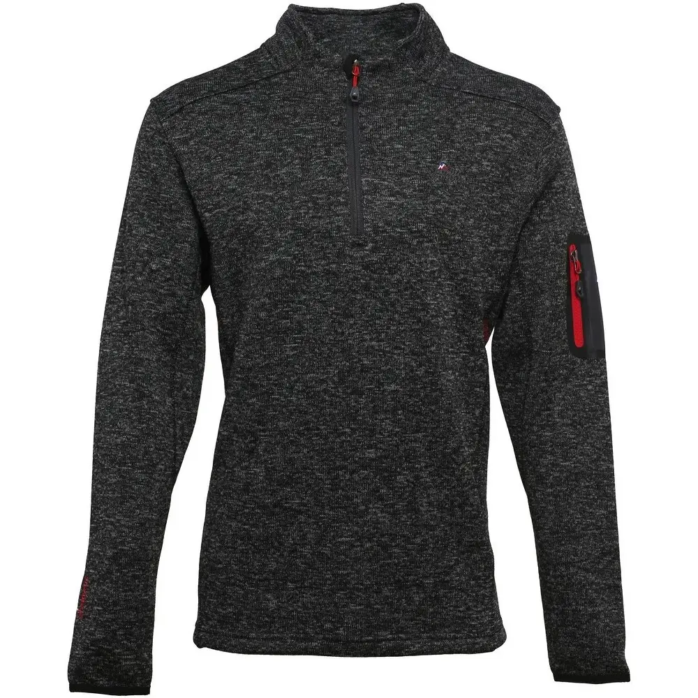 Felpa in pile con mezza zip Peak Mountain Cypar