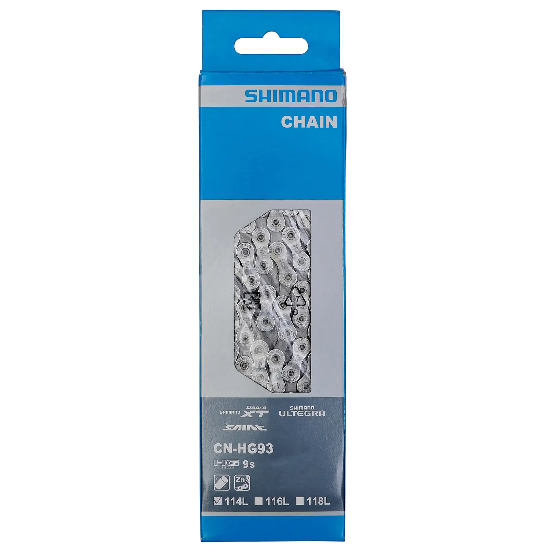Catena della bicicletta Shimano XT CN-HG93 9V