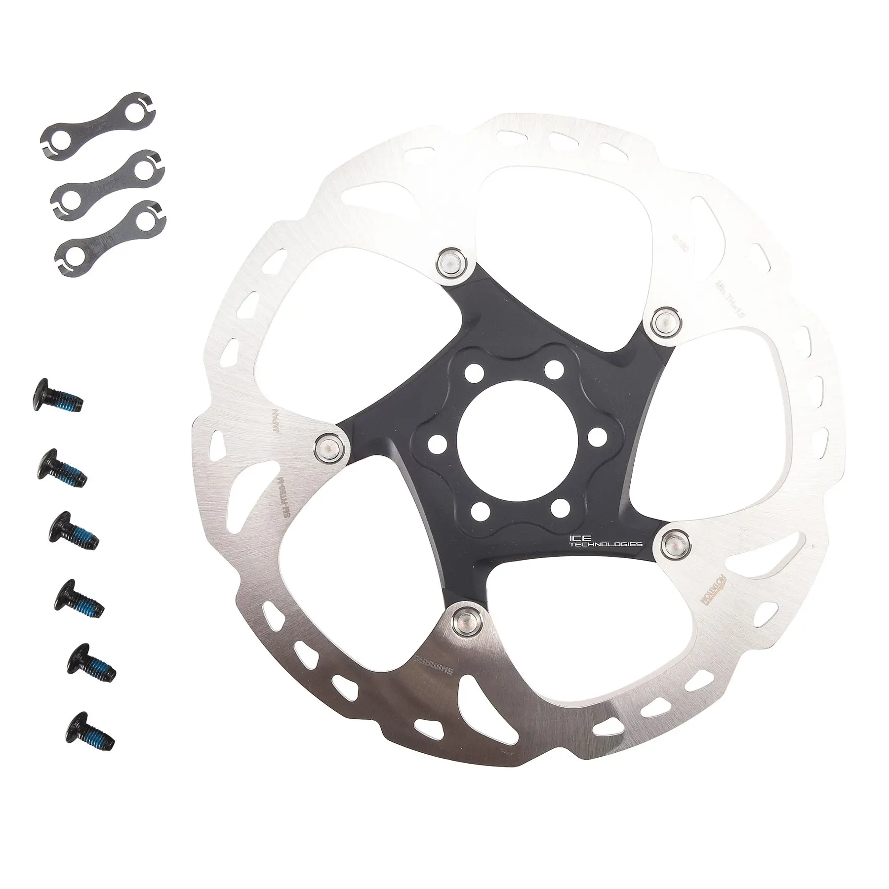 Scheibe mit 6 Bolzen Bremse Shimano SM-RT86 Ice technologies