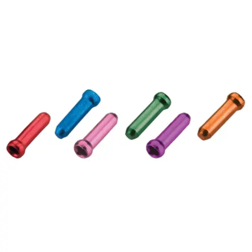 Endstücke Jagwire 500pcs-rouge/bleu/rose/violet/orange/vert