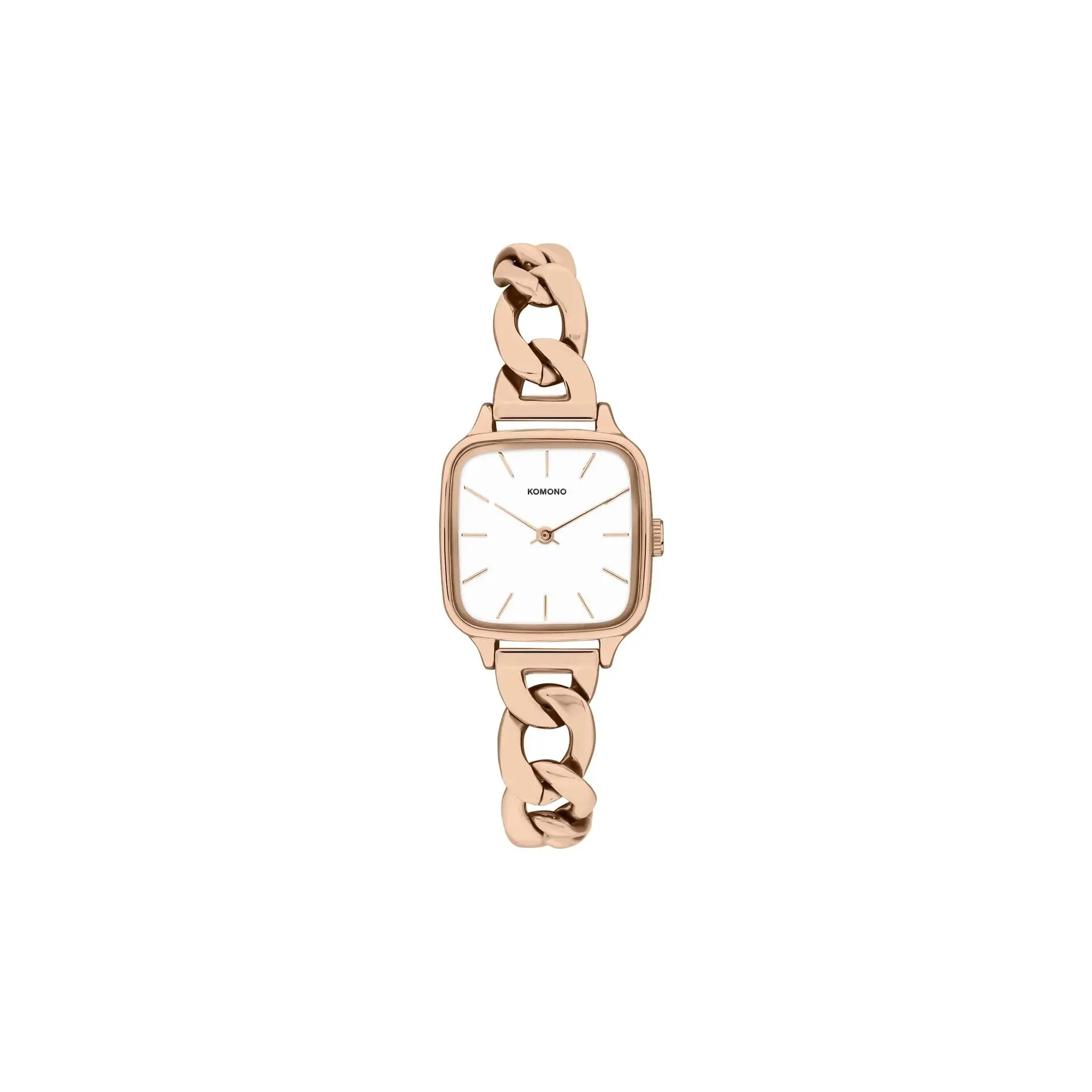 KOMONO  Montre &agrave; affichage analogique 'KATE' or rose