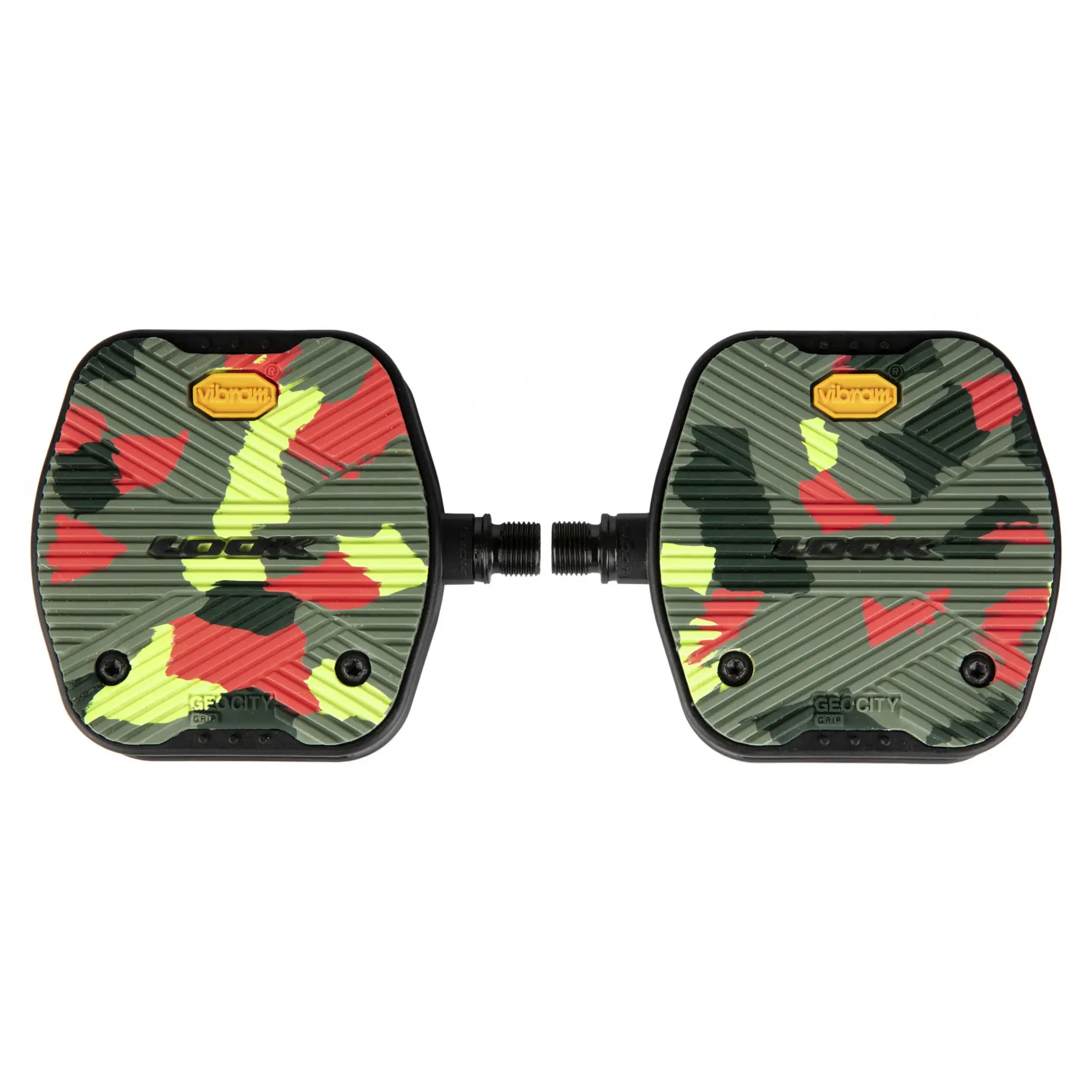 Flache Pedale mit Vibram-Grip Look Geocity C
