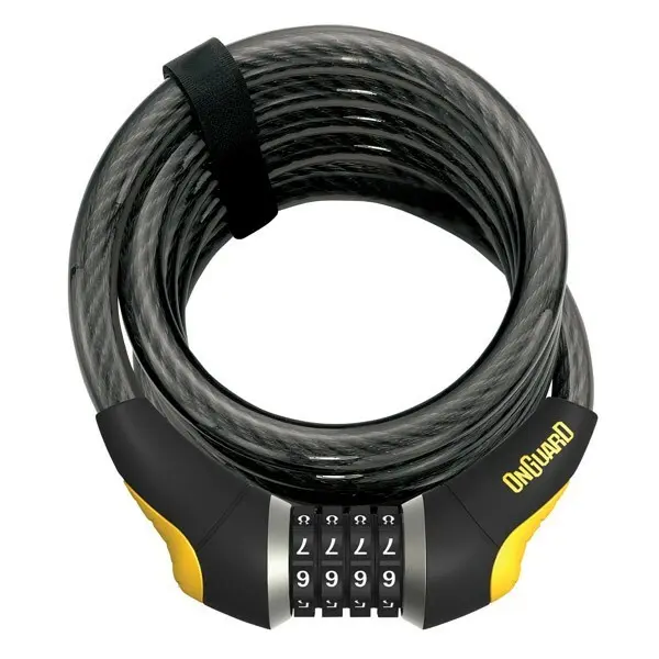 Lucchetto Antifurto Onguard Combo Doberman Glo-180Cmx12Mm-image
