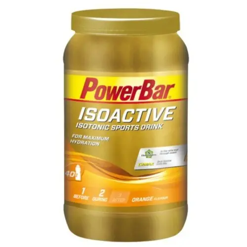 Bebida isotónica PowerBar IsoActive - Orange (600g)