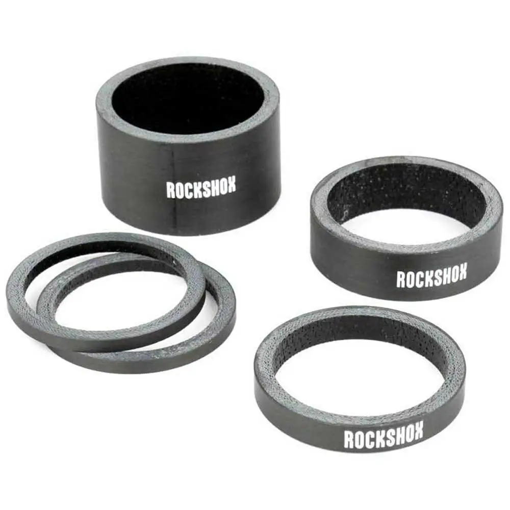 Steuersatz Rockshox Kit Rockshox Steuersatzdistanzstück Carb. Glänzendes Logo