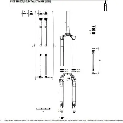 Gabel Rockshox Top Cap Db Splined 35mm