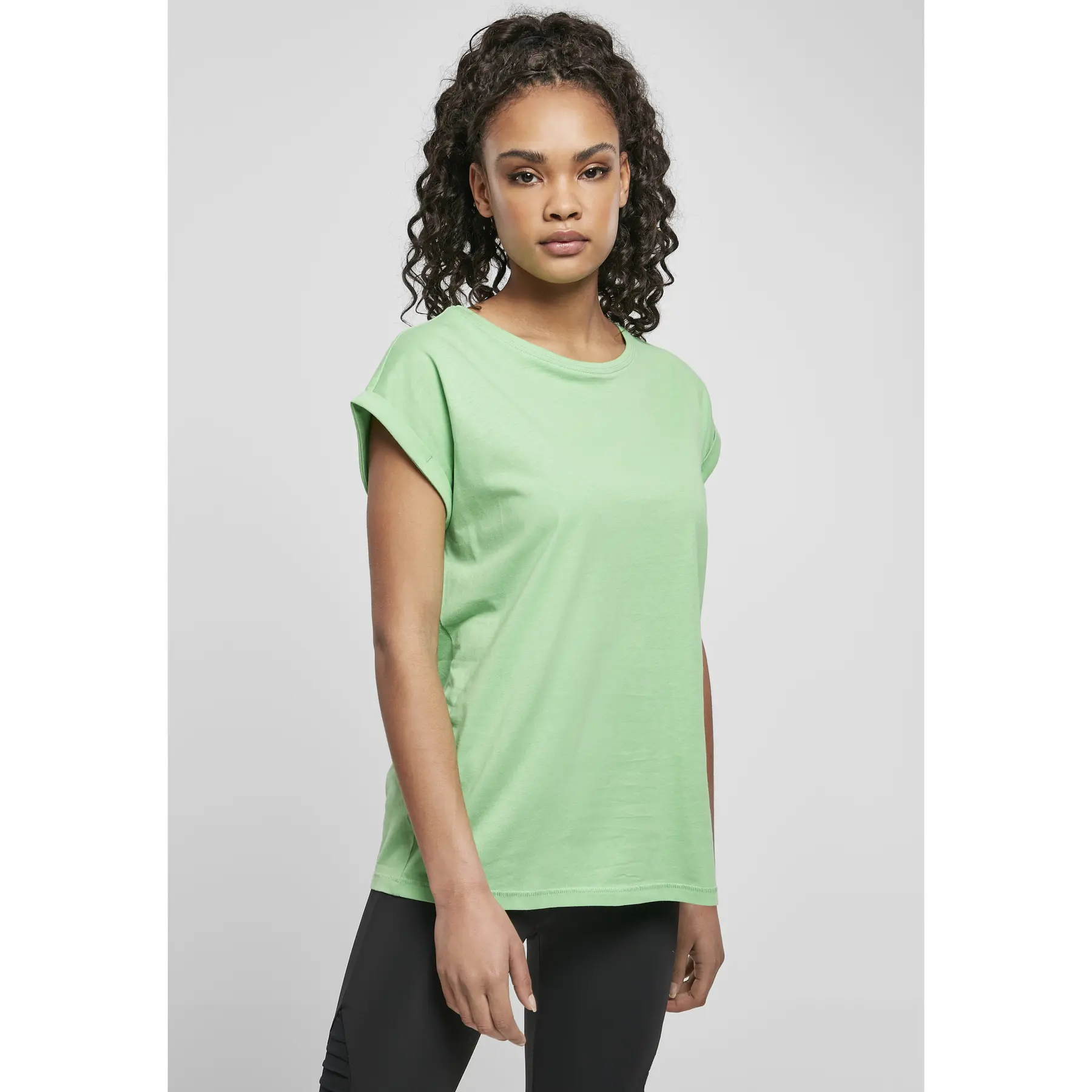 T-shirt donna Urban Classics extended shoulder