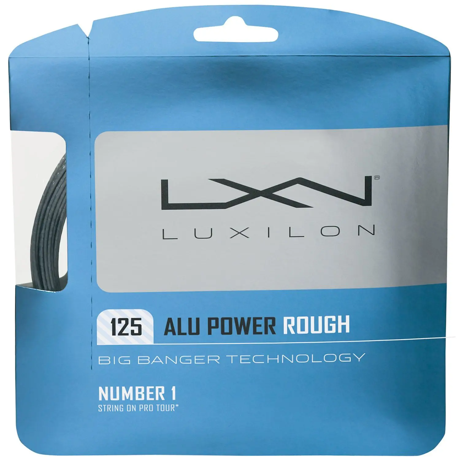Luxilon Silber Alu Power Rough Saitenset 12, 2M - Image 2