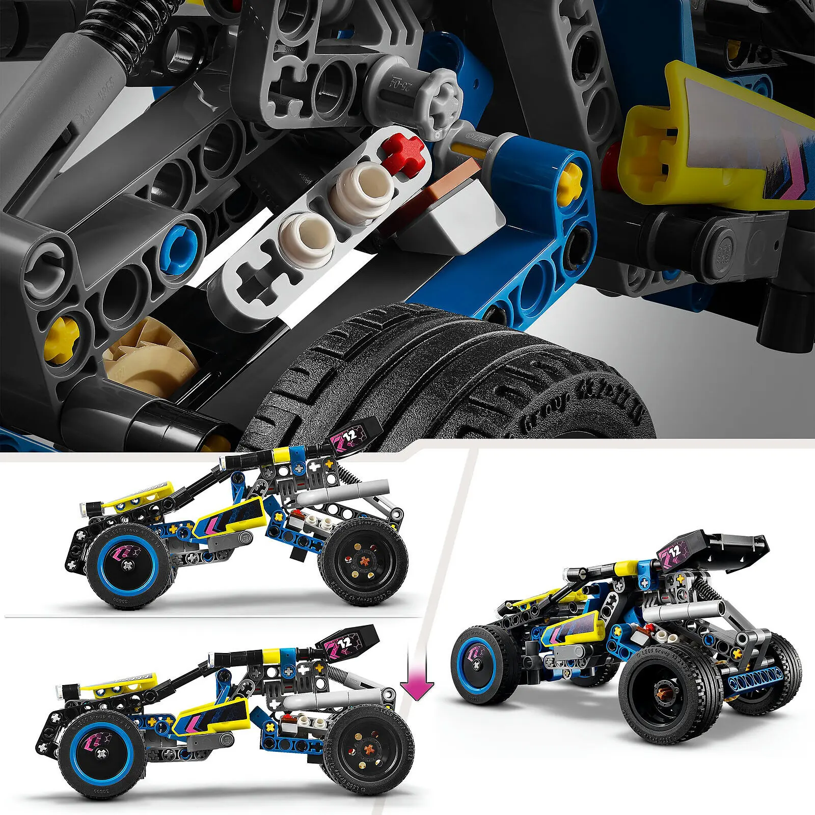 Jeux de construction buggy tt terrain cours technic Lego Jeux de construction buggy tt terrain cours technic Lego