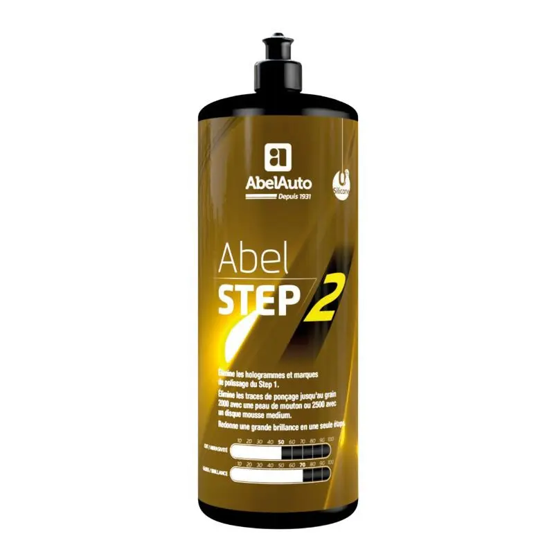 Poliercreme für die Karosserie Abel Auto Step 2 1L Abrasivite 50 Brillance 70 Francaise
