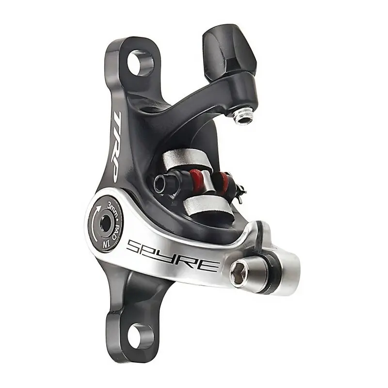 Mechanische wegschijfremmen met enkele remklauw TRP spyre flatmount