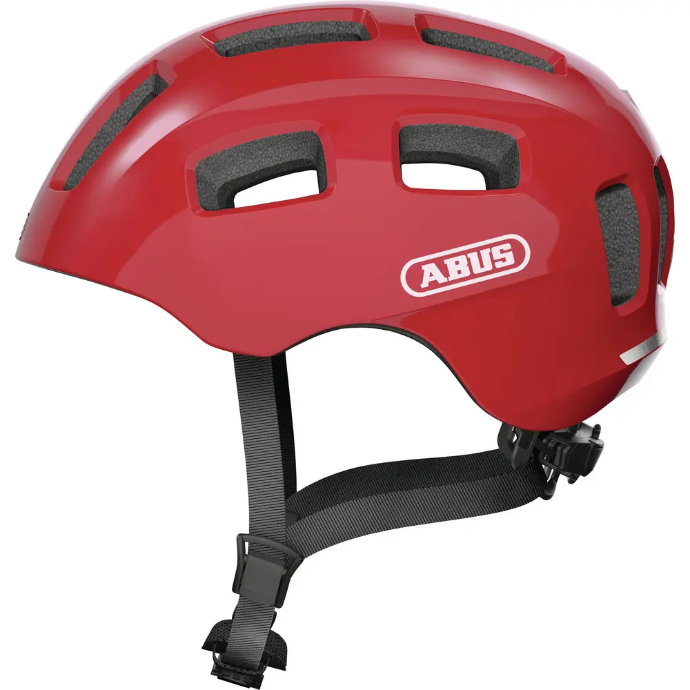 Fietshelm ABUS YOUN-I 2.0 blaze red M - 52-57 cm - rood - Geschikt voor gebruik op elektrische fietsen - stadsfietsen - 260 g