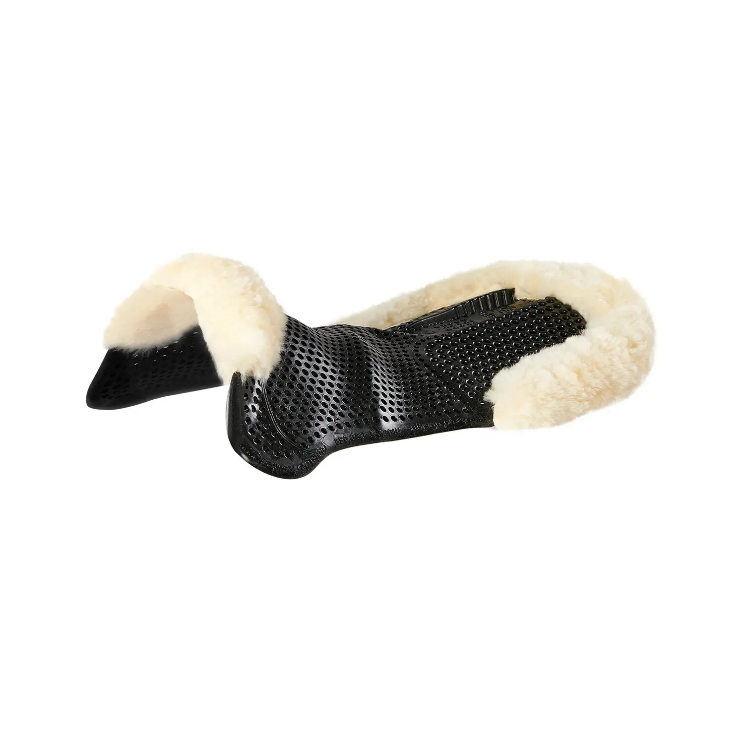 Horse saddle pad with cut-out rear riser Acavallo