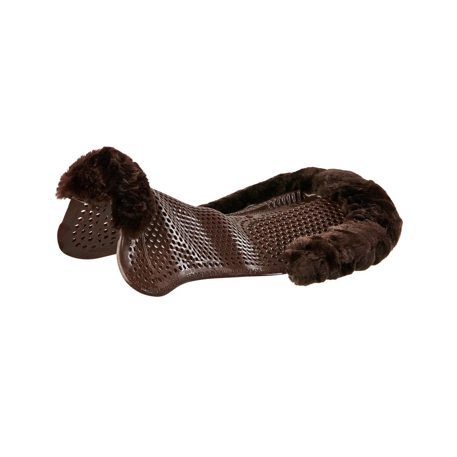 Gel shock absorber and back riser for horse Acavallo