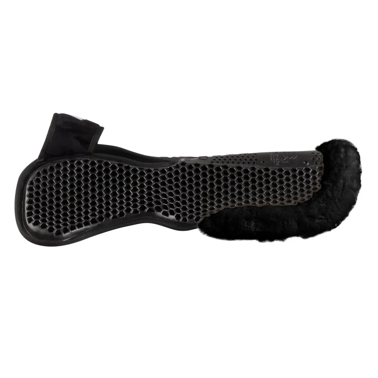 Gel hexagonal saddle pad for horse in suede Acavallo MF-S WFS