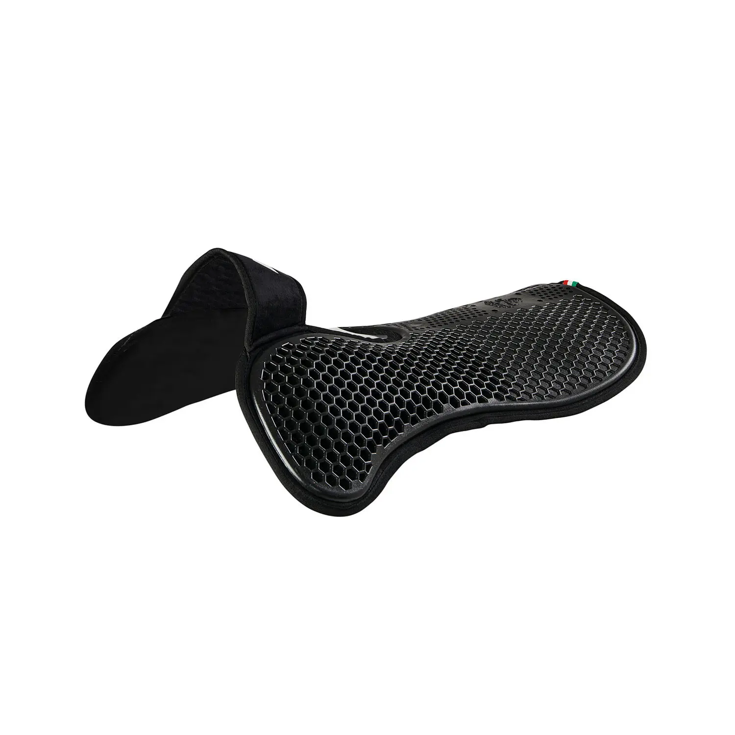 Hexagonal Gel Front Saddle Pad for Horses in Suede Acavallo SP WFS Riser
