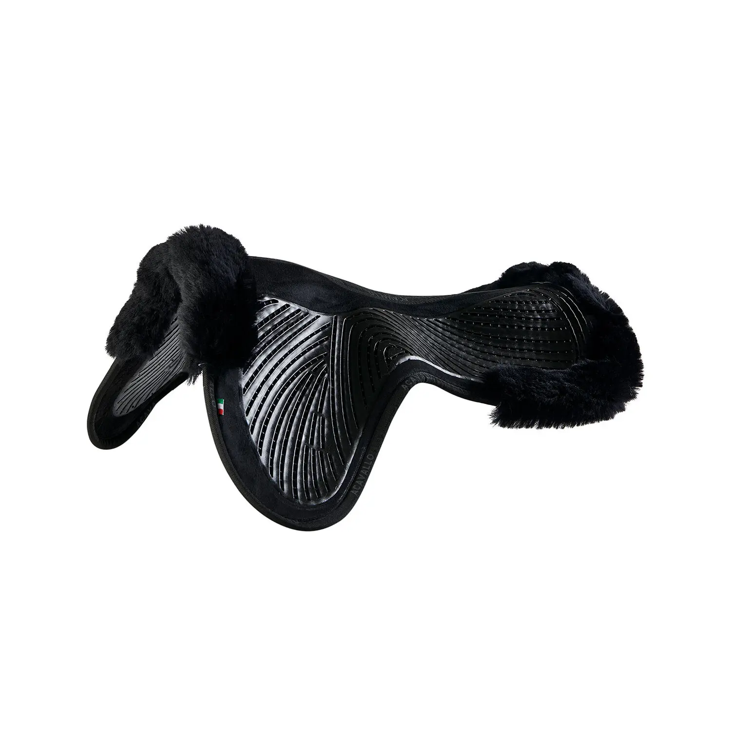 Cut suede saddle pad with flat gel for horses Acavallo SP JCCS CW-CS