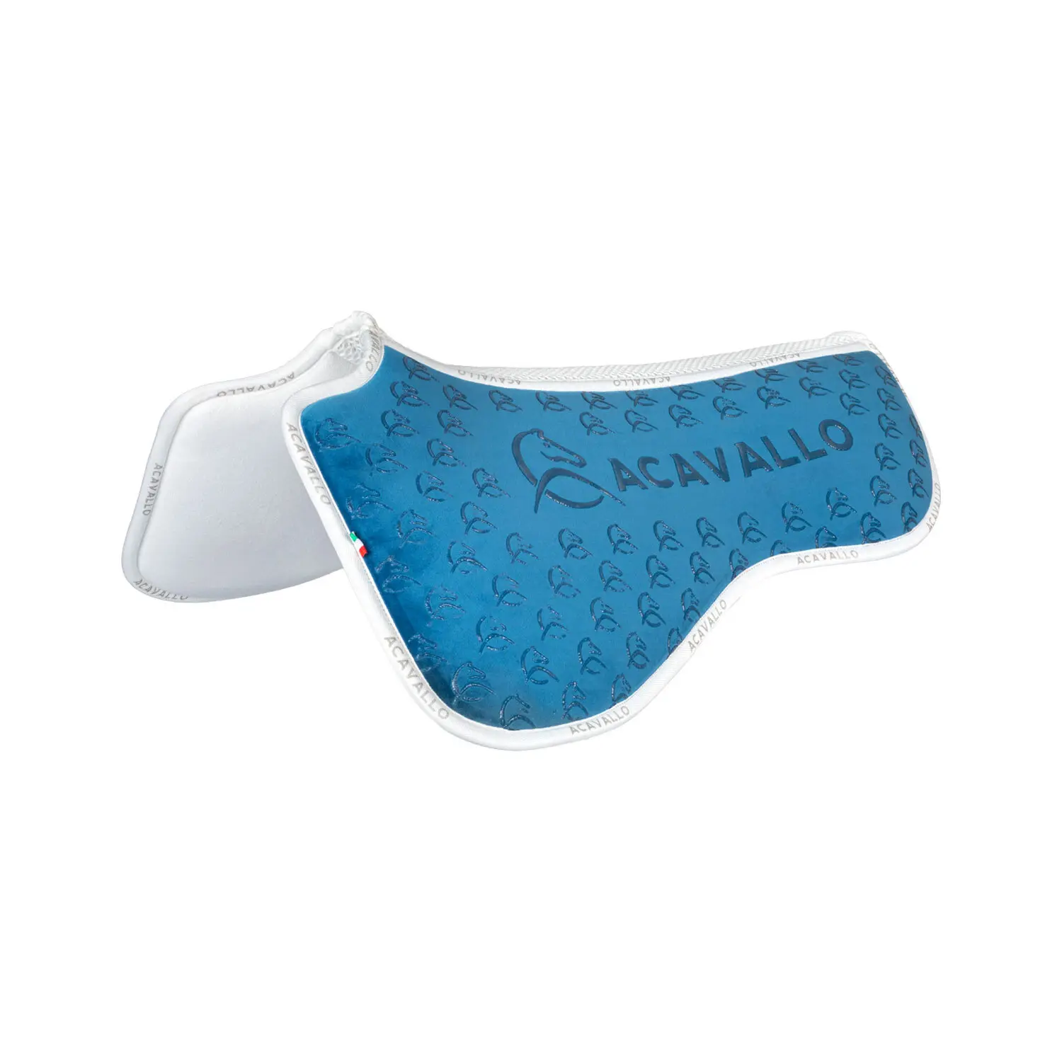 Amortisseur voor paard met platte handgreep in siliconen Acavallo MF DS SW-3DS