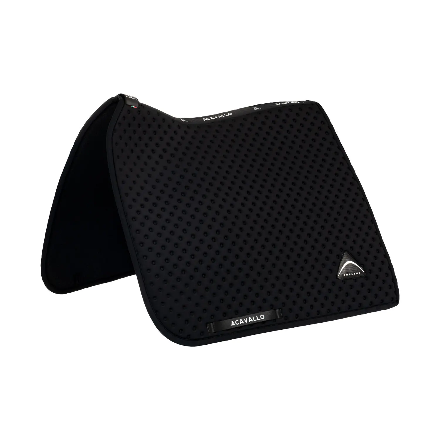 Dressage saddle pad for horse with square back corner Acavallo