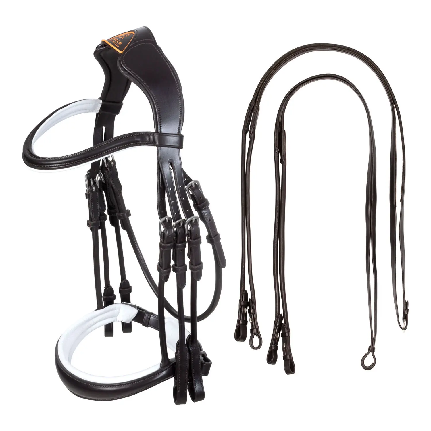 Anatomical riding bridles Acavallo Gioconda