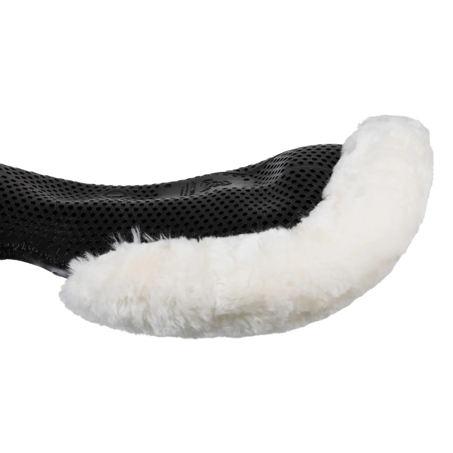 Acavallo Schwarz Flach Geschnittenes Gel-Puffersystem Für Pferde Ns-S Classic-S