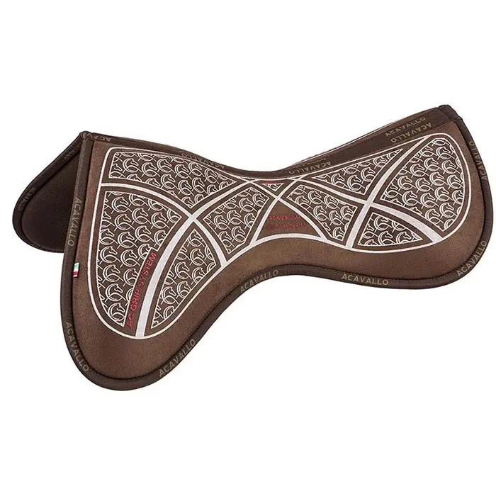 Acavallo Braun Kissen Für Pferde Close Contact Grip System & Memory Foam