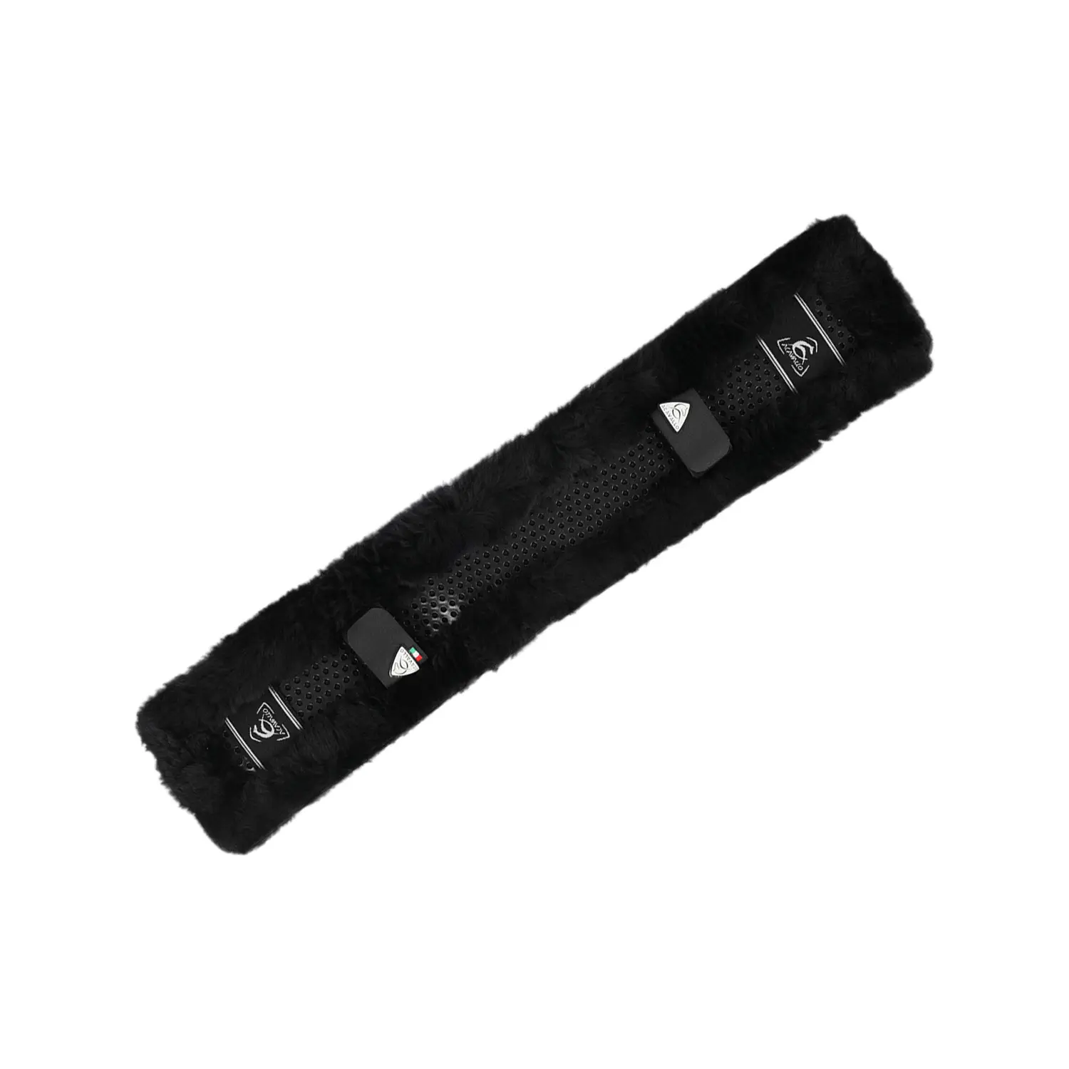 Gel saddle strap cover with sheepskin for short classical saddle Acavallo