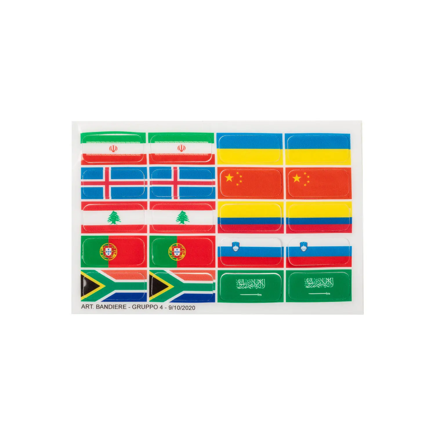 Strap protection Acavallo Flag Set For Opera Stirrups