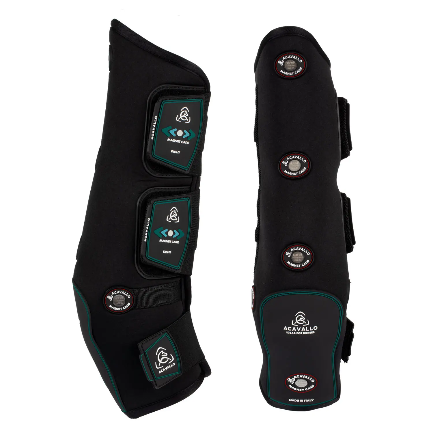 Guêtres pour cheval fermées Acavallo front