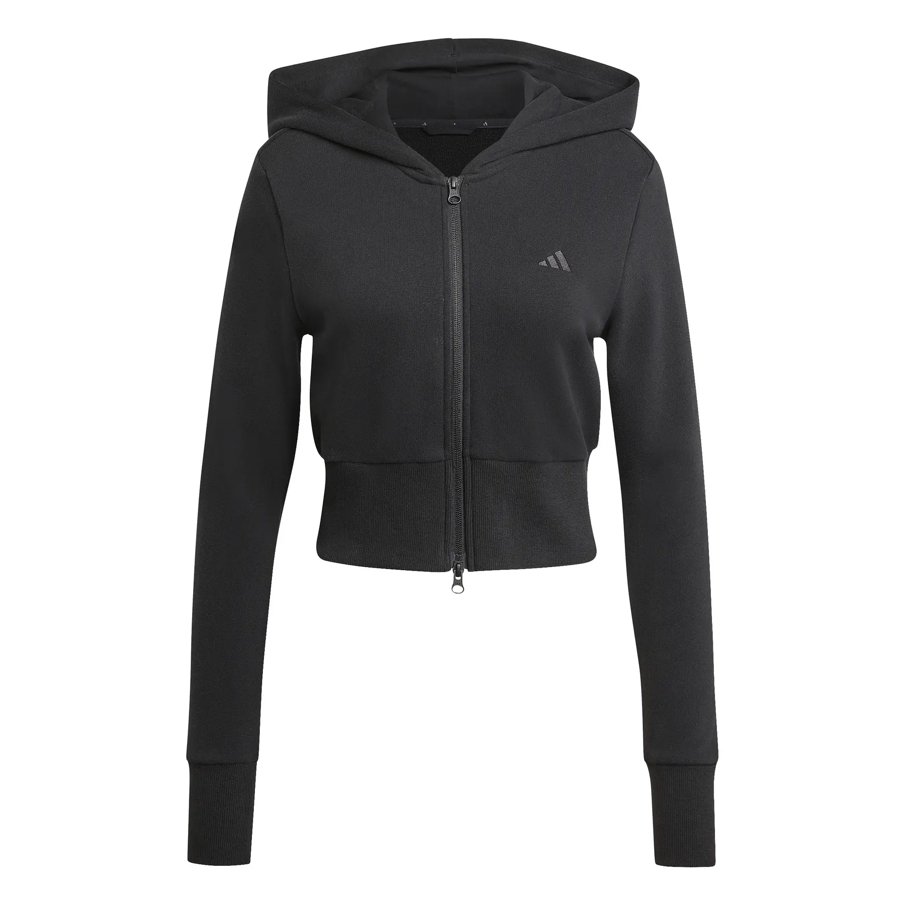 Dames hoodie van French terry adidas Seasonal Essentials