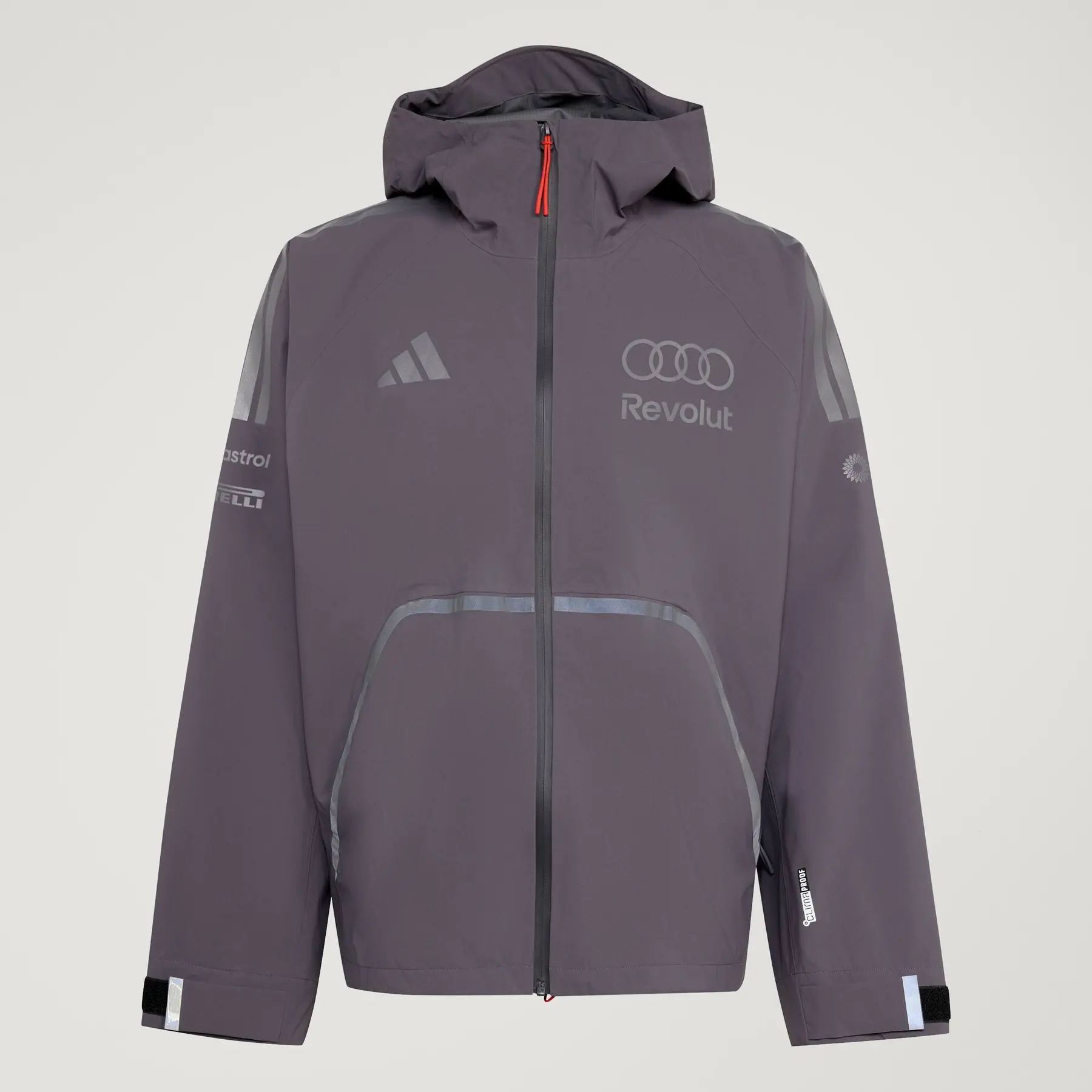 Chaqueta Impermeable Audi Revolut F1 Team Engineers & MARKETING Grey Strata Hombre
