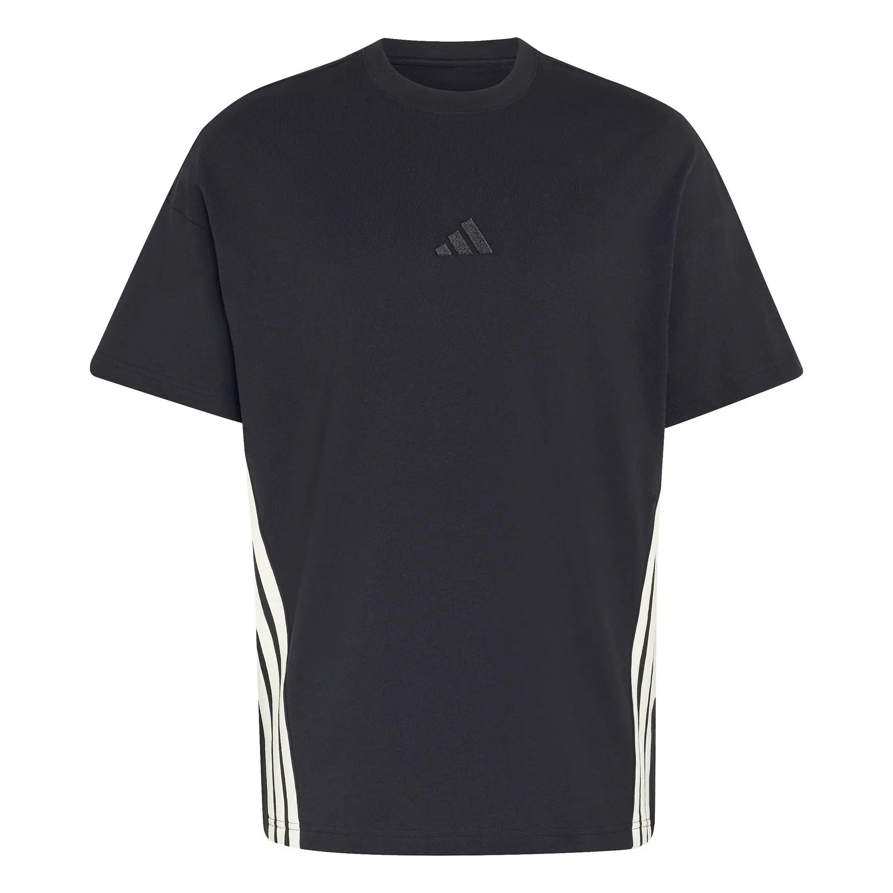 Adidas Noir T-Shirt 3-Stripes