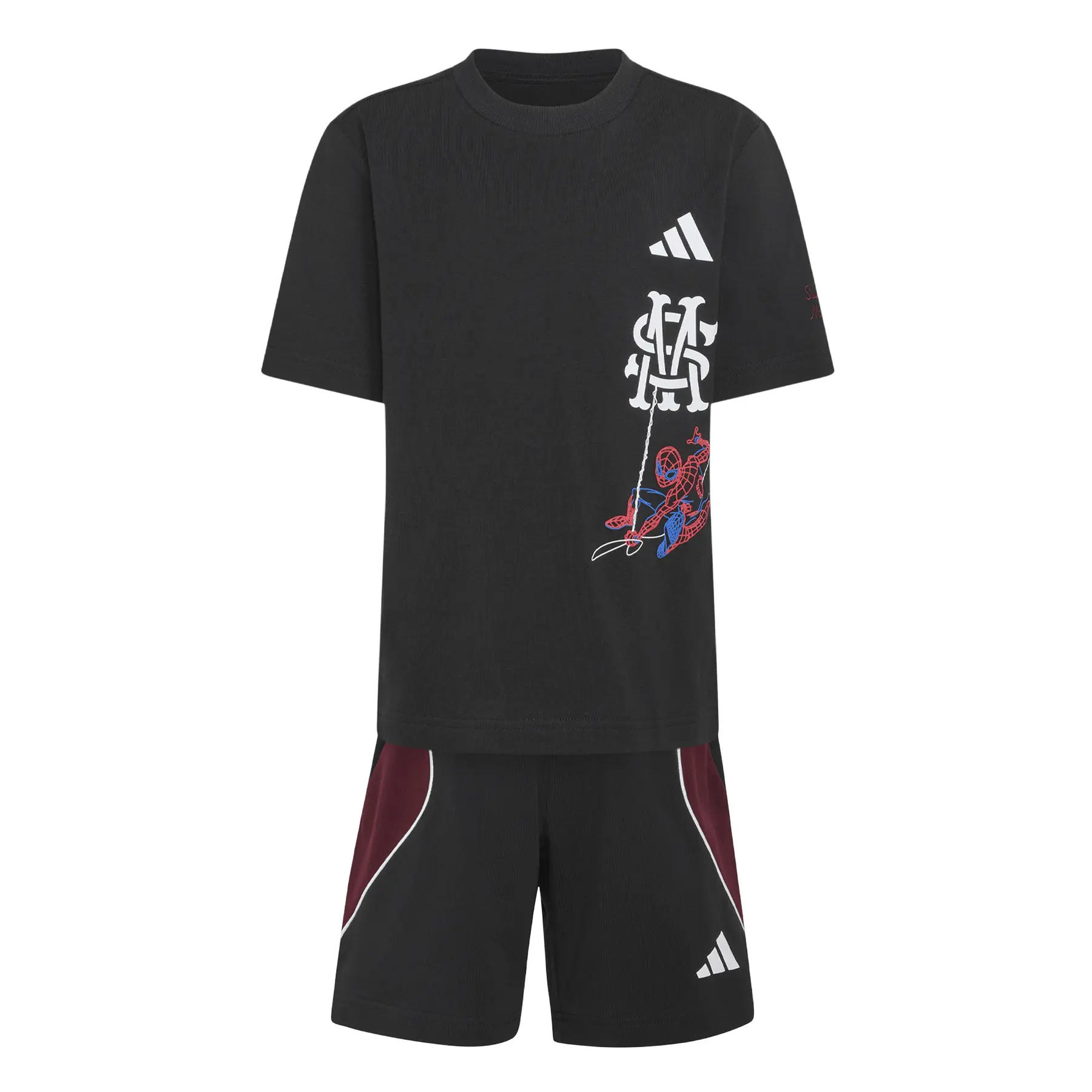 Set di T-shirt e Shorts da bambino adidas Marvel Spider-Man